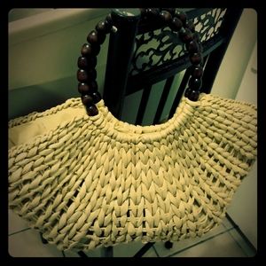 Straw Beach Bag